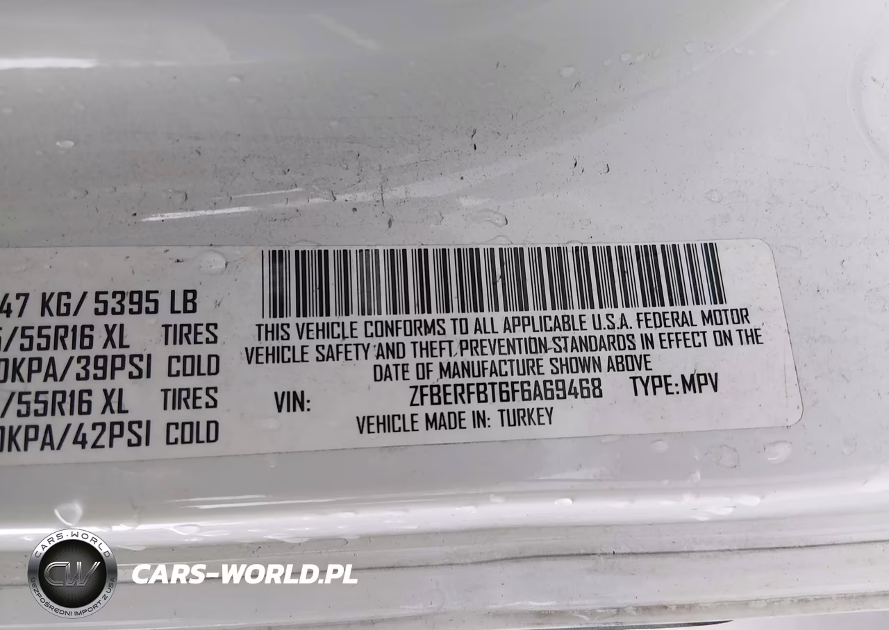 2015 Ram Promaster City Tradesman Slt VIN:ZFBERFBT6F6A69468 - 9