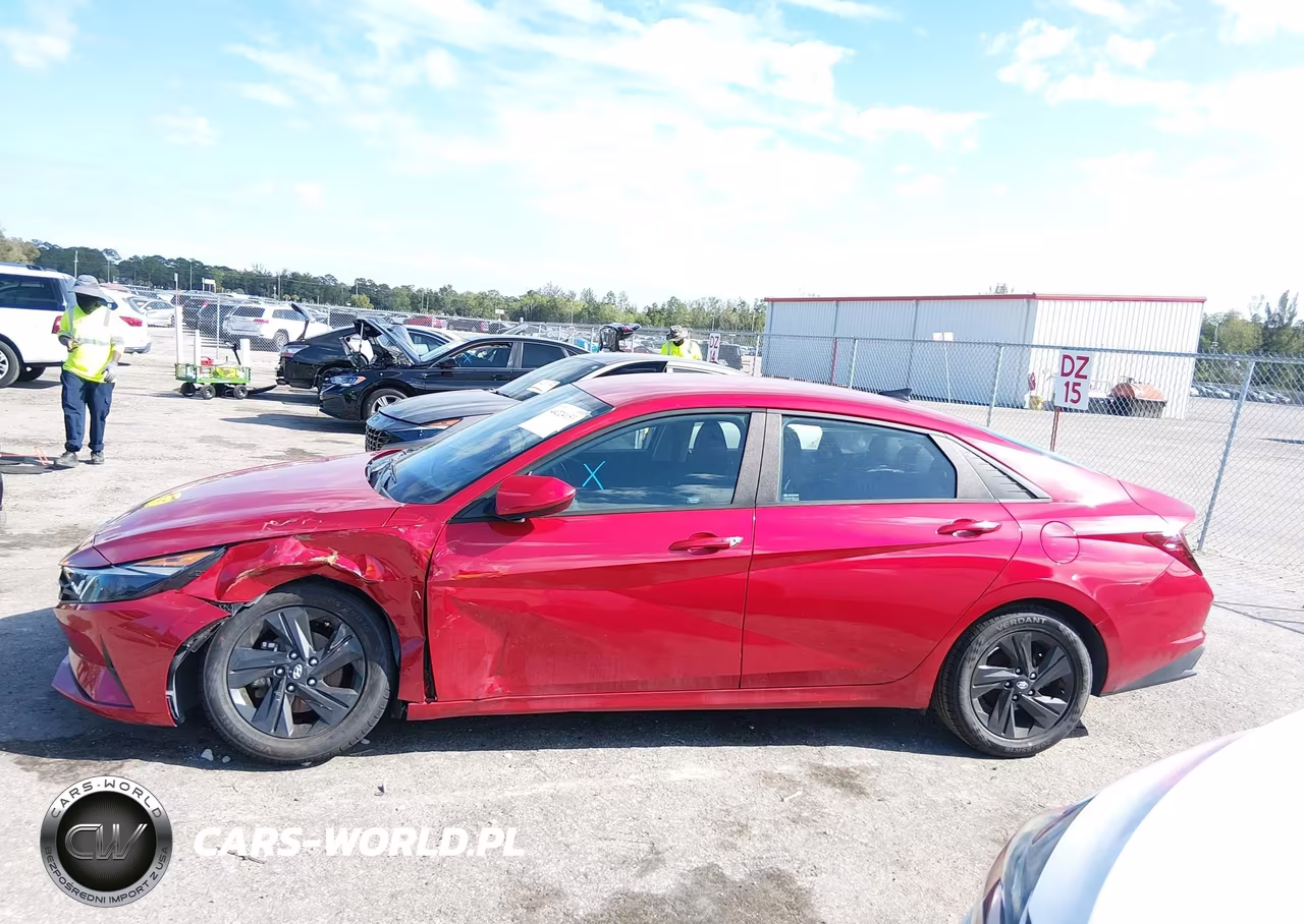 2021 Hyundai Elantra Sel VIN:5NPLS4AG4MH016799 - 14