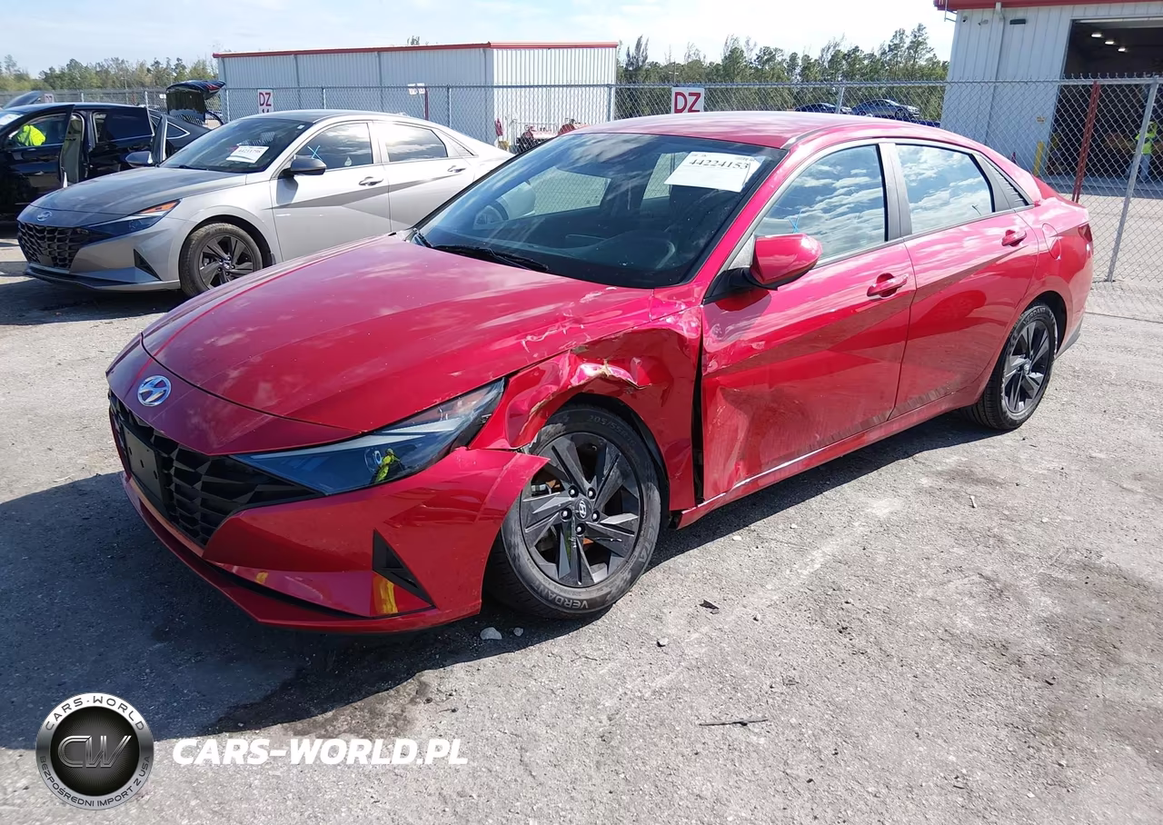 2021 Hyundai Elantra Sel VIN:5NPLS4AG4MH016799 - 2