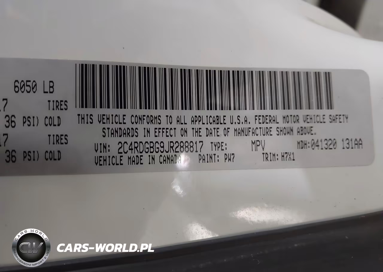 2018 Dodge Grand Caravan Se VIN:2C4RDGBG9JR288817 - 9
