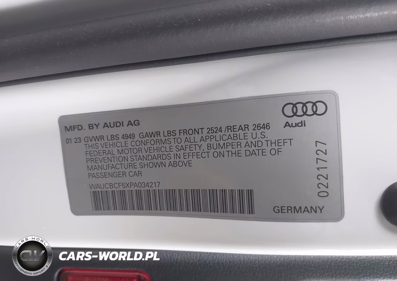 2023 Audi A5 Sportback Premium Plus VIN:WAUCBCF5XPA034217 - 9