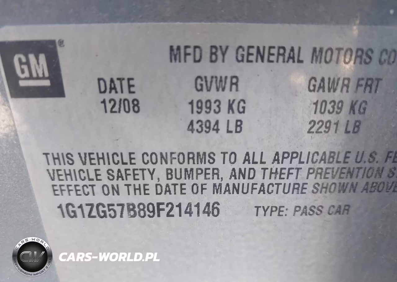 2009 Chevrolet Malibu Ls VIN:1G1ZG57B89F214146 - 9