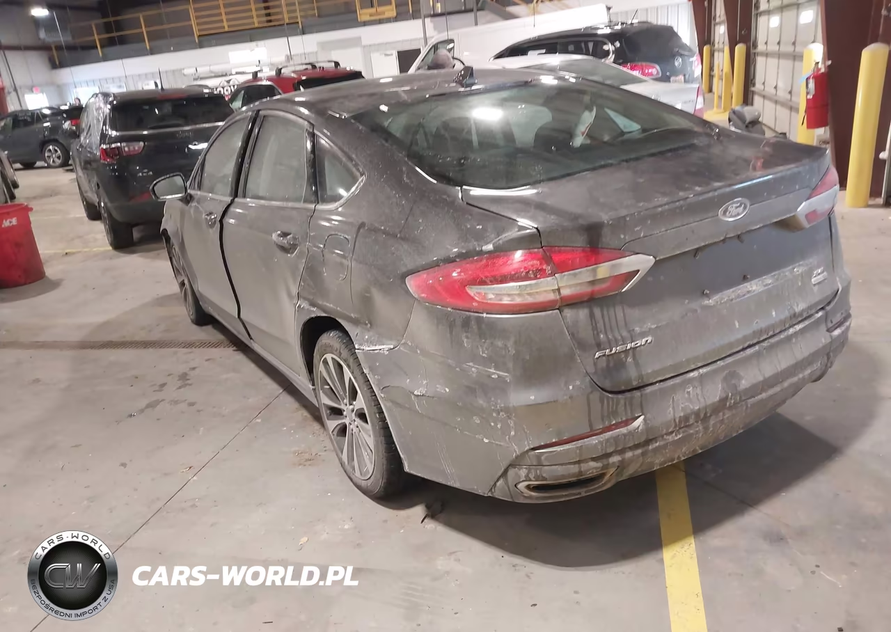 2019 Ford Fusion Se VIN:3FA6P0T95KR164689 - 3