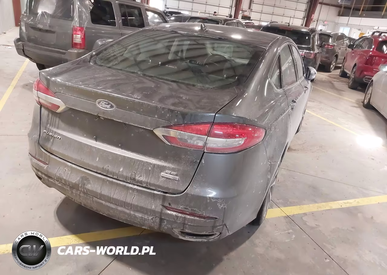 2019 Ford Fusion Se VIN:3FA6P0T95KR164689 - 4