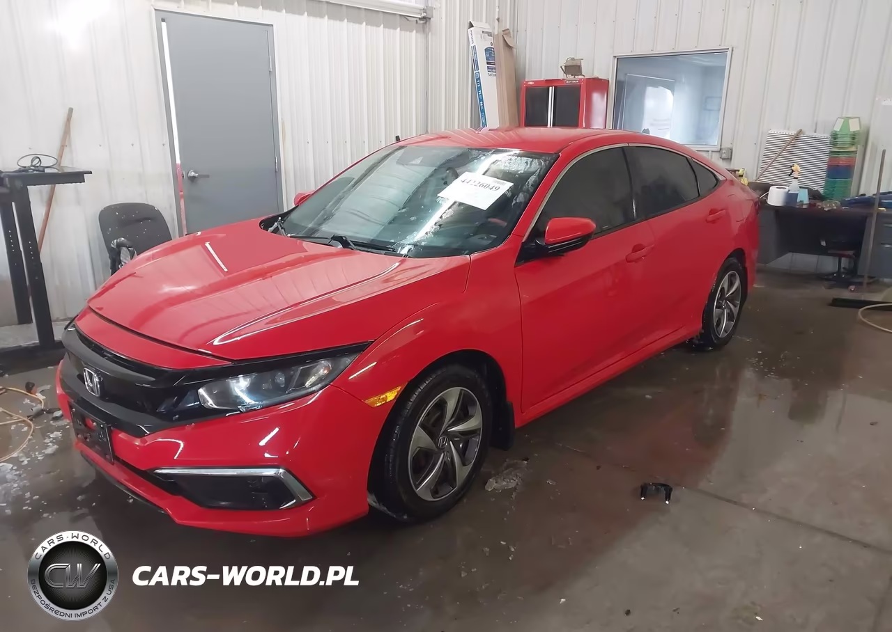 2019 Honda Civic Lx VIN:2HGFC2F6XKH593620 - 2