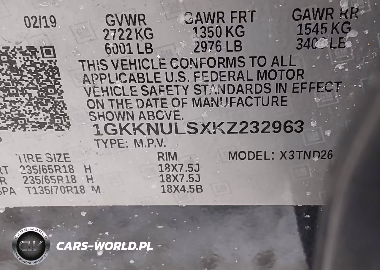 2019 GMC Acadia Slt-1 VIN:1GKKNULSXKZ232963 - 9