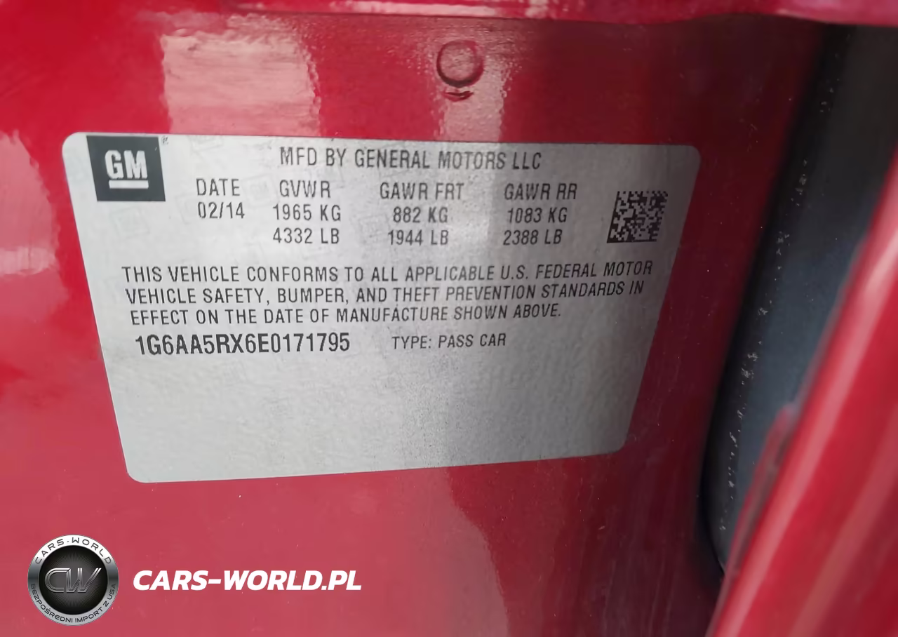 2014 Cadillac Ats Standard VIN:1G6AA5RX6E0171795 - 9