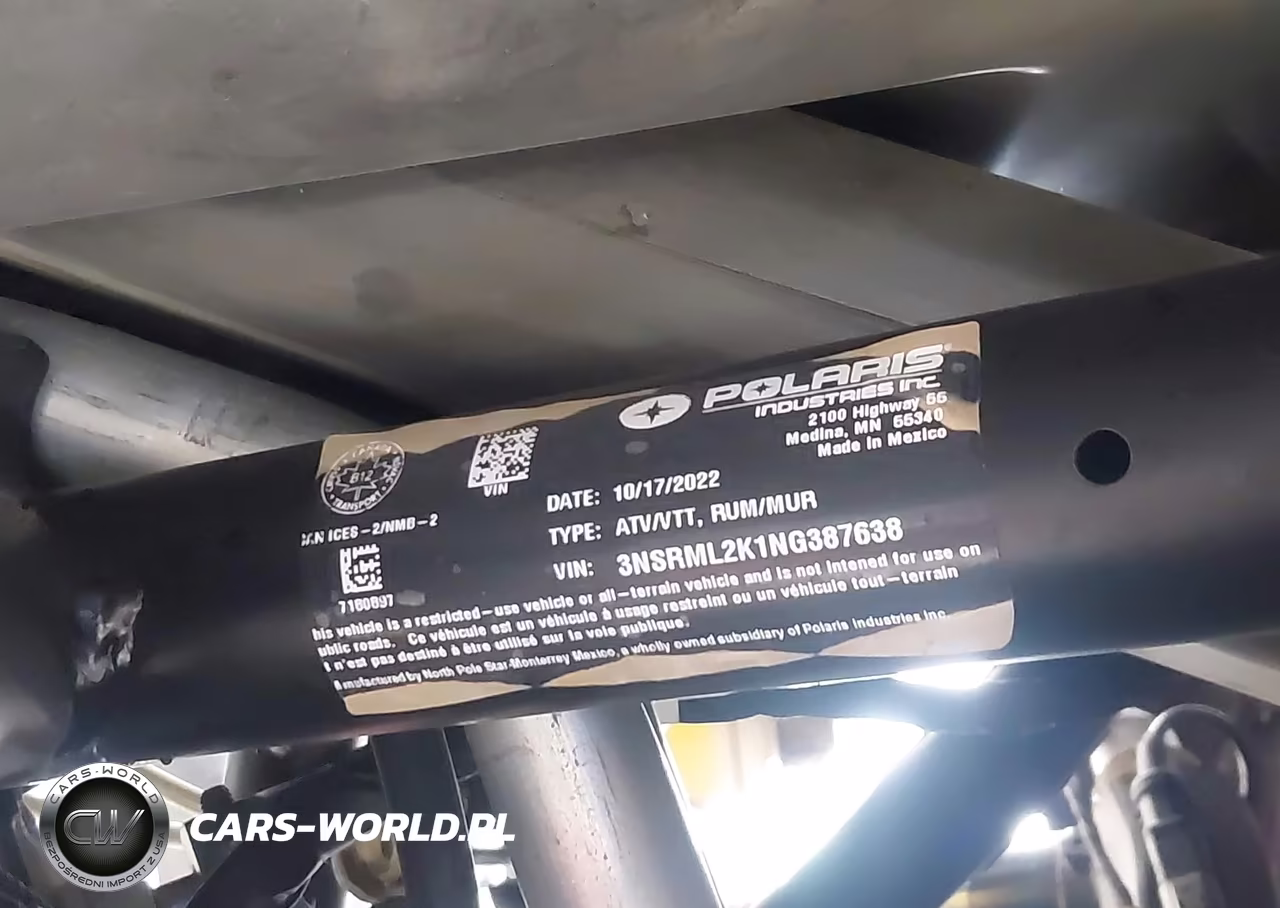 2022 Polaris Rzr Pro R 4 Ultimate Launch Edition VIN:3NSRML2K1NG387638 - 10