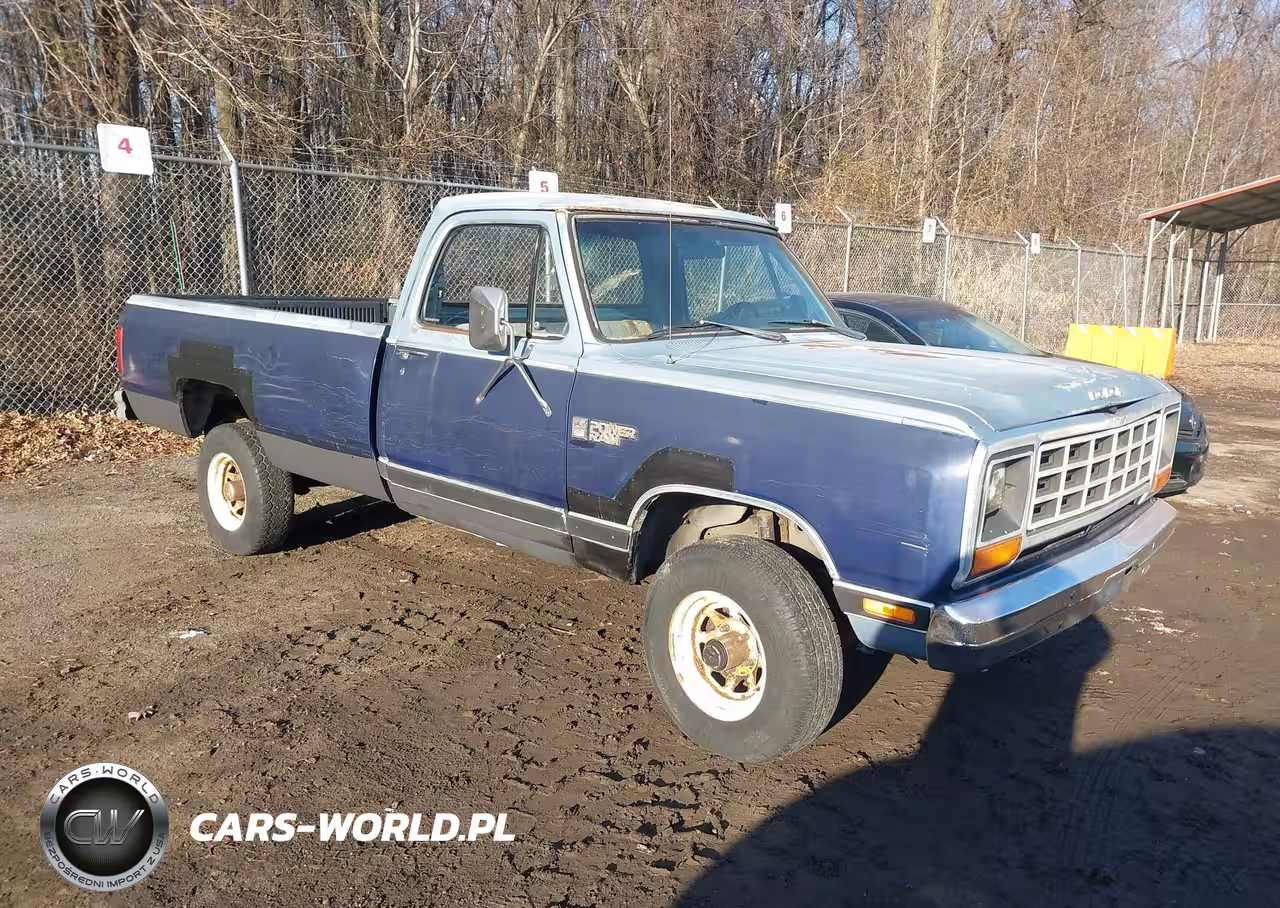 1985 Dodge W-Series W100-W150