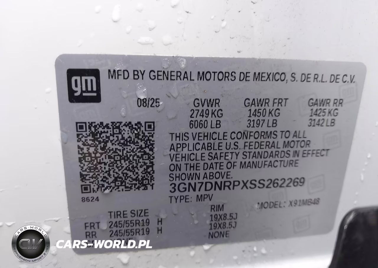 2025 Chevrolet Equinox Ev Lt 2 VIN:3GN7DNRPXSS262269 - 9