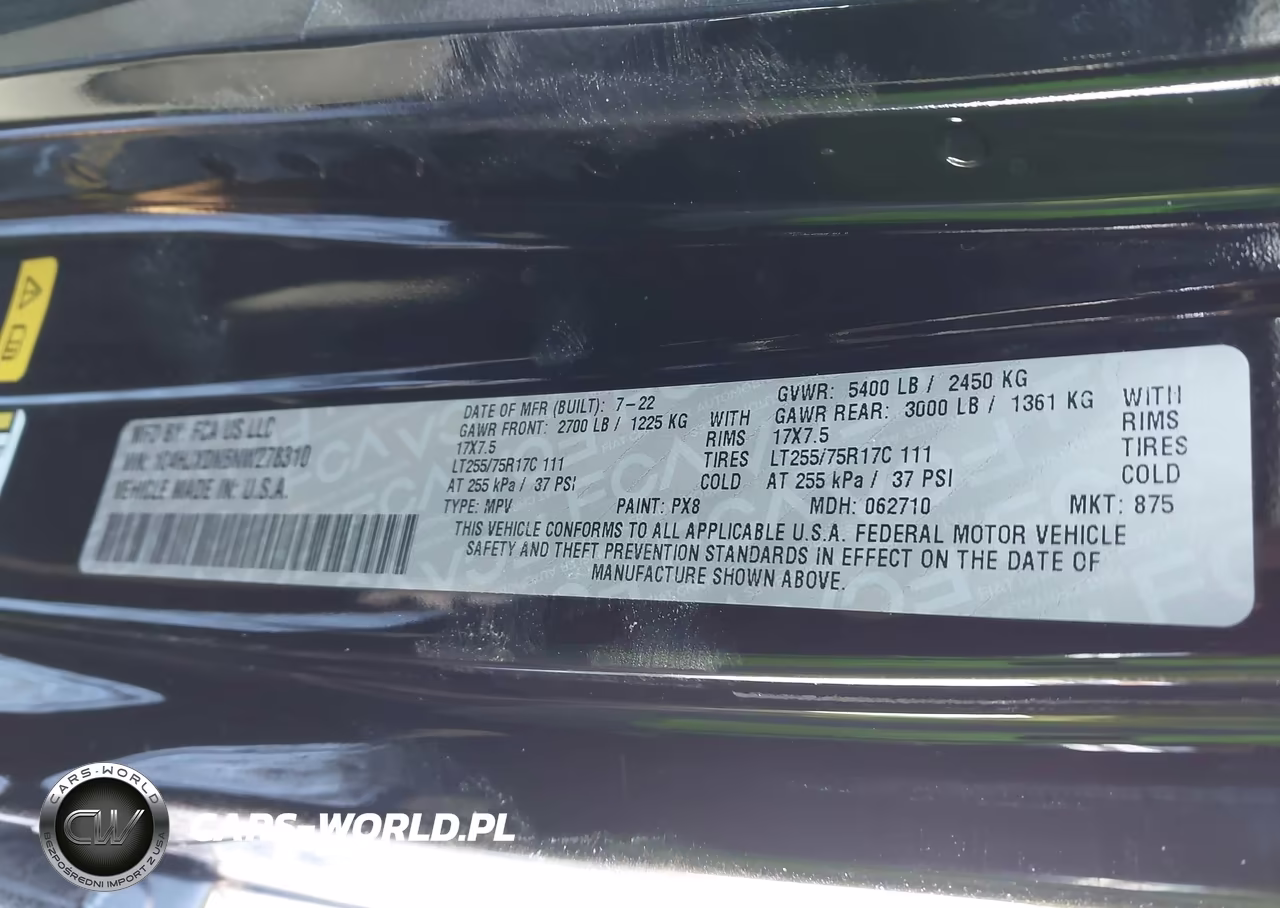 2022 Jeep Wrangler Unlimited Willys Sport 4X4 VIN:1C4HJXDN6NW278310 - 9
