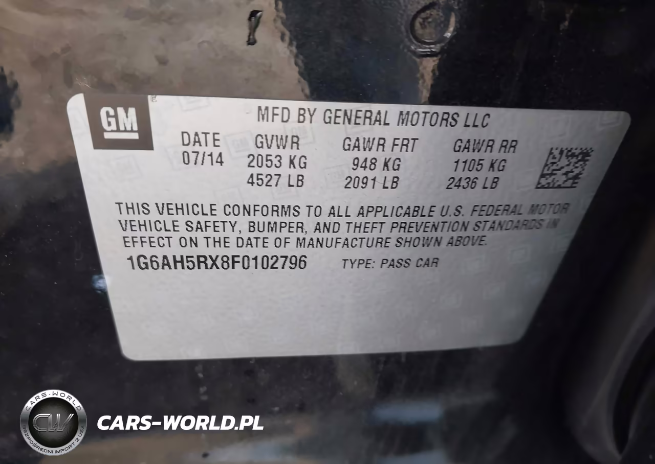2015 Cadillac Ats Luxury VIN:1G6AH5RX8F0102796 - 9