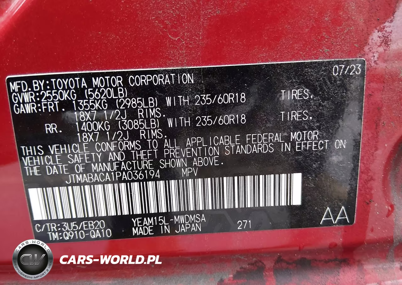 2023 Toyota Bz4X Xle VIN:JTMABACA1PA036194 - 9
