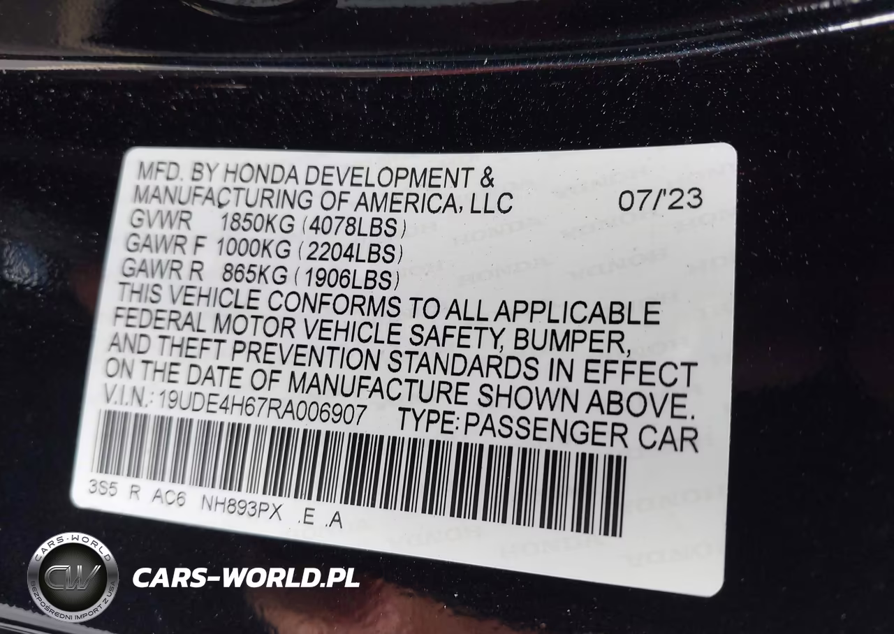 2024 Acura Integra A-Spec Technology VIN:19UDE4H67RA006907 - 9