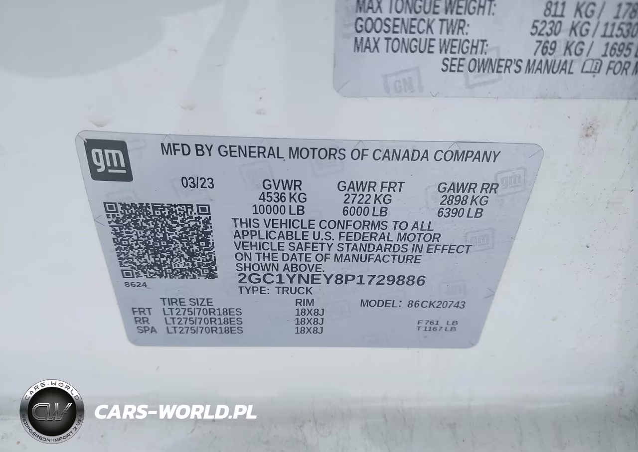 2023 Chevrolet Silverado 2500Hd 4Wd Standard Bed Lt VIN:2GC1YNEY8P1729886 - 9