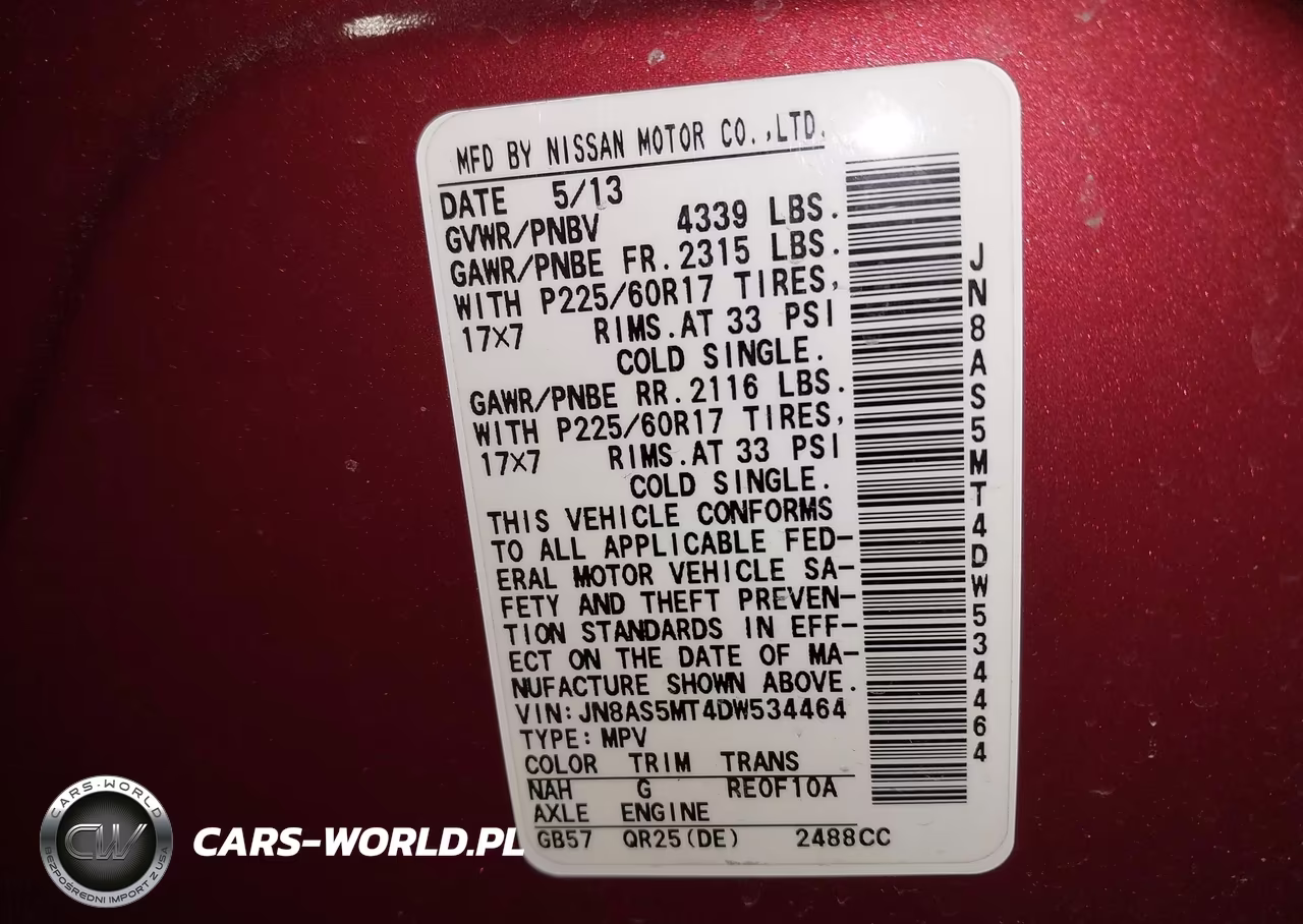 2013 Nissan Rogue Sv VIN:JN8AS5MT4DW534464 - 9