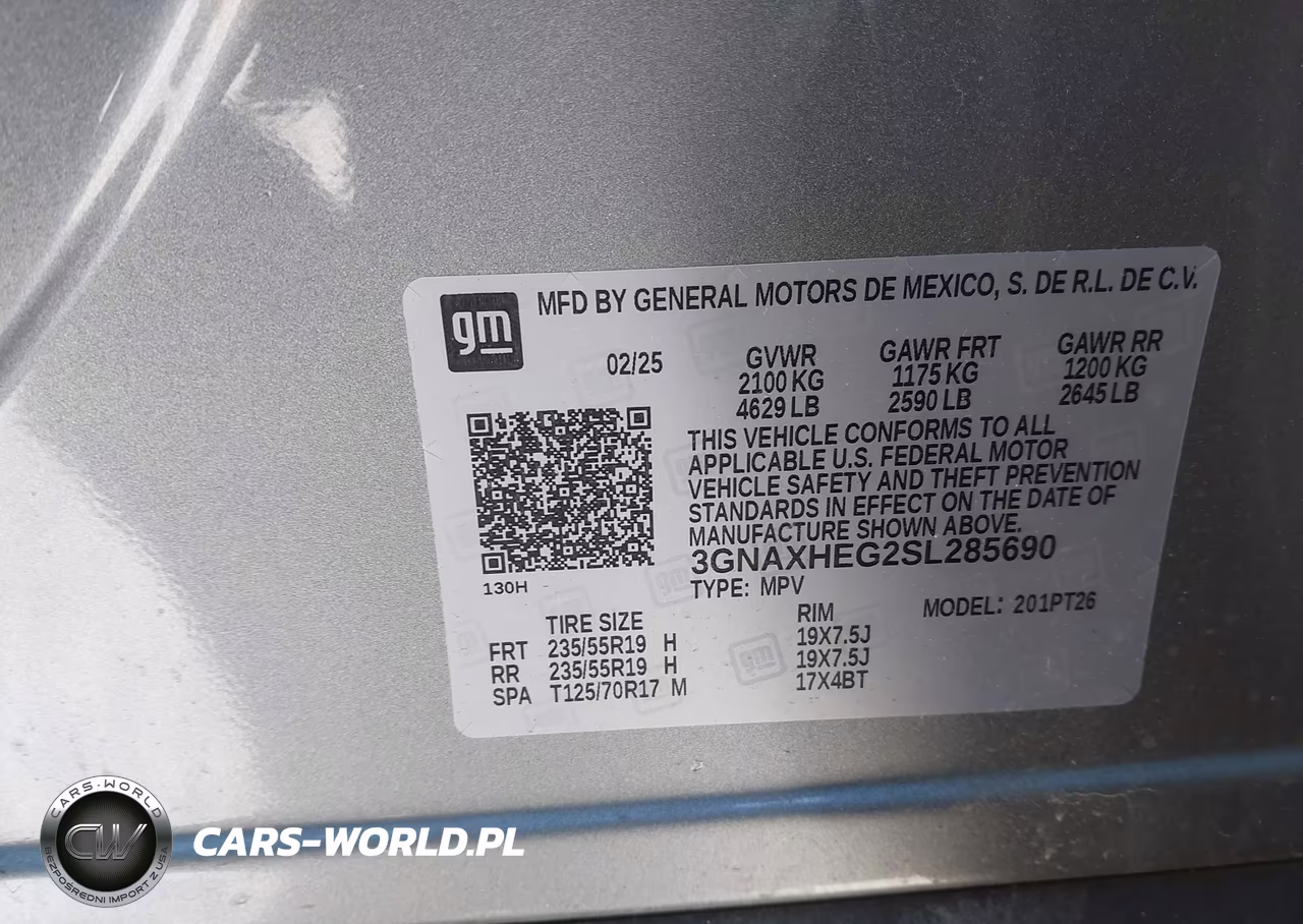 2025 Chevrolet Equinox Lt VIN:3GNAXHEG2SL285690 - 9