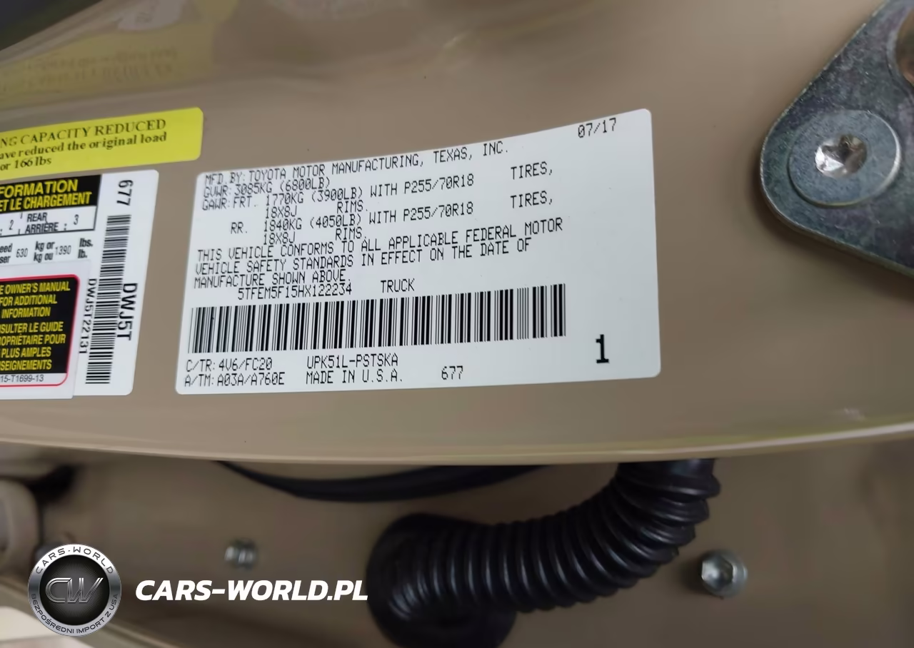 2017 Toyota Tundra Sr5 4.6L V8 VIN:5TFEM5F15HX122234 - 9