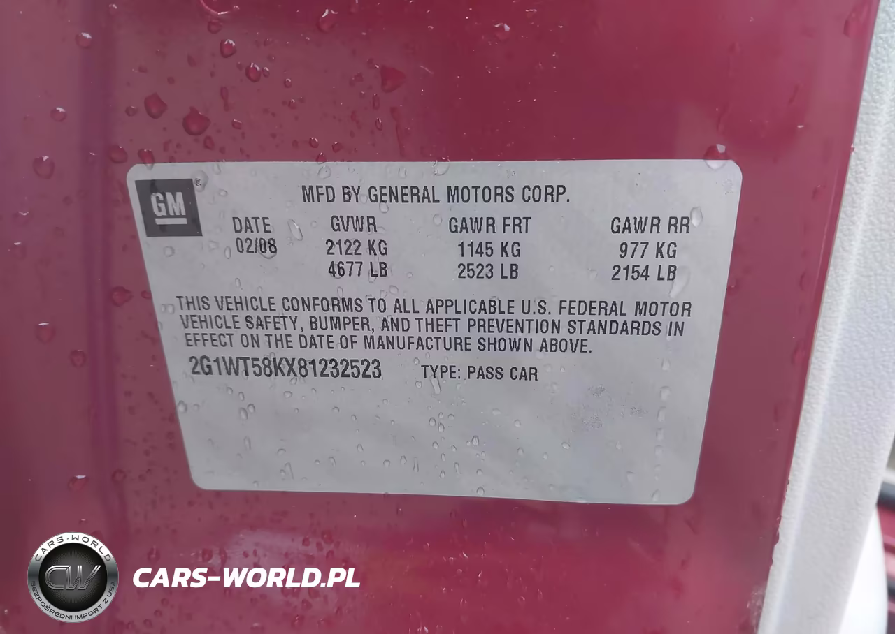 2008 Chevrolet Impala Lt VIN:2G1WT58KX81232523 - 9