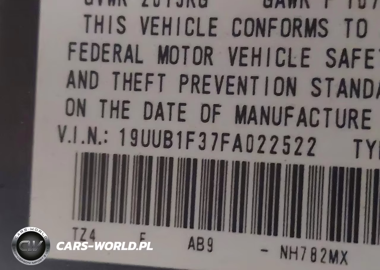 2015 Acura Tlx VIN:19UUB1F37FA022522 - 9