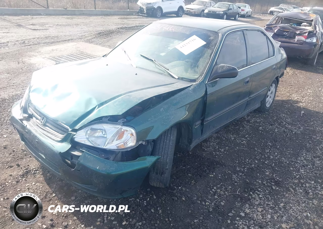1999 Honda Civic Lx VIN:2HGEJ6671XH573555 - 2