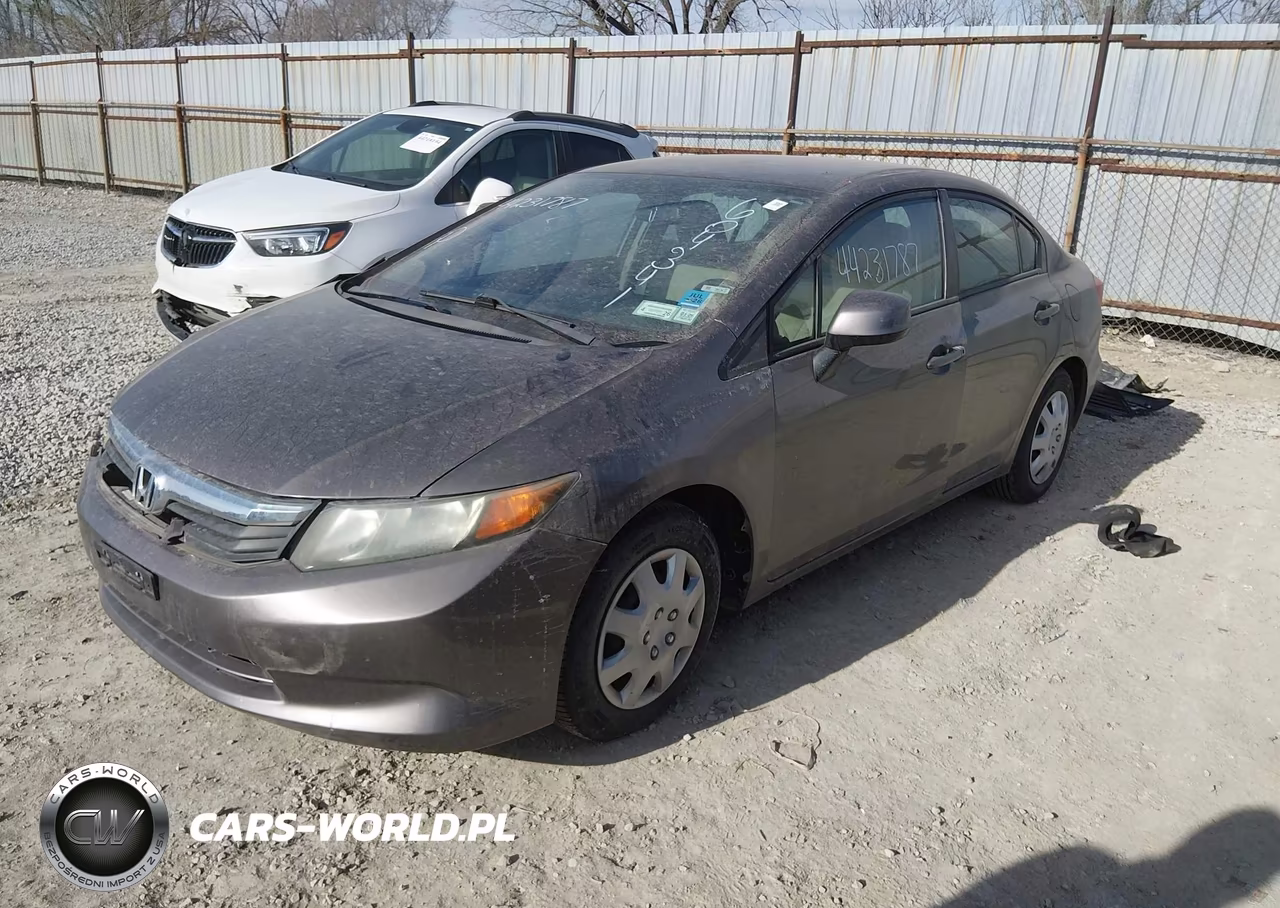 2012 Honda Civic Lx VIN:2HGFB2F53CH604341 - 2