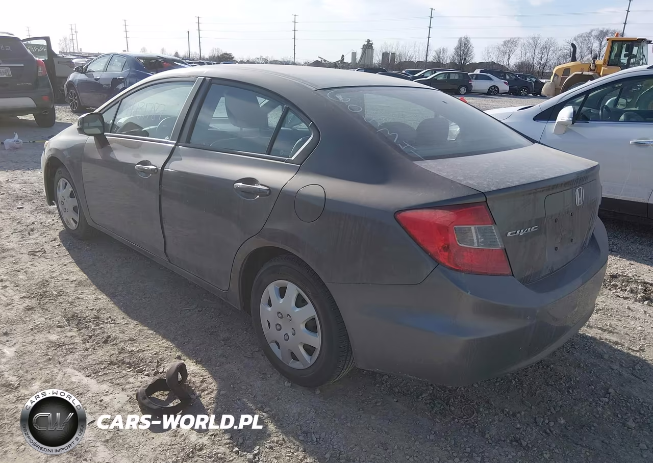 2012 Honda Civic Lx VIN:2HGFB2F53CH604341 - 3
