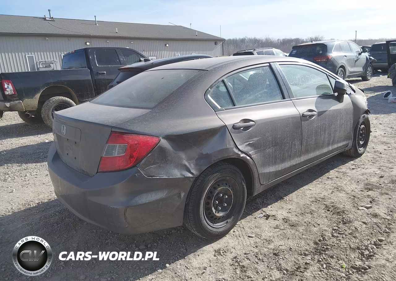 2012 Honda Civic Lx VIN:2HGFB2F53CH604341 - 4
