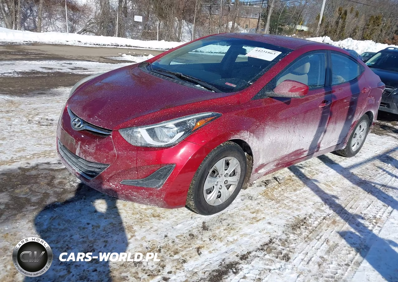 2016 Hyundai Elantra Se VIN:5NPDH4AE6GH752665 - 2