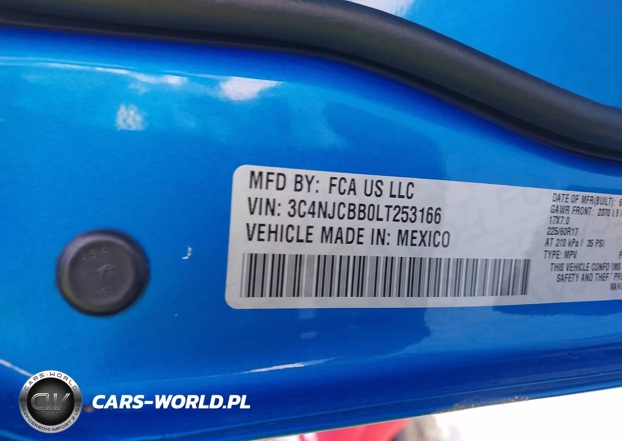 2020 Jeep Compass Latitude Fwd VIN:3C4NJCBB0LT253166 - 9