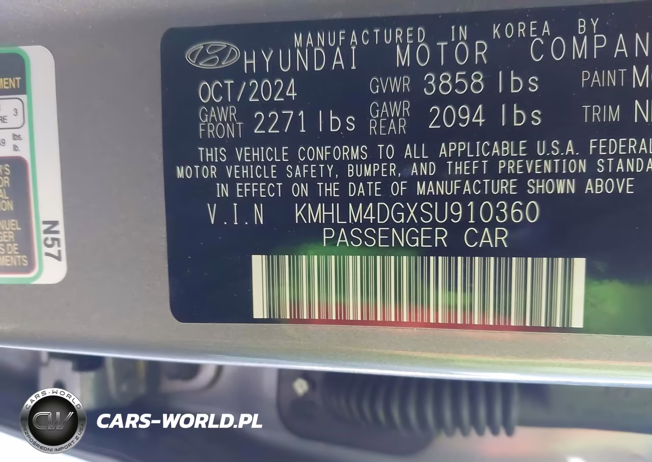 2025 Hyundai Elantra Sel Sport VIN:KMHLM4DGXSU910360 - 9