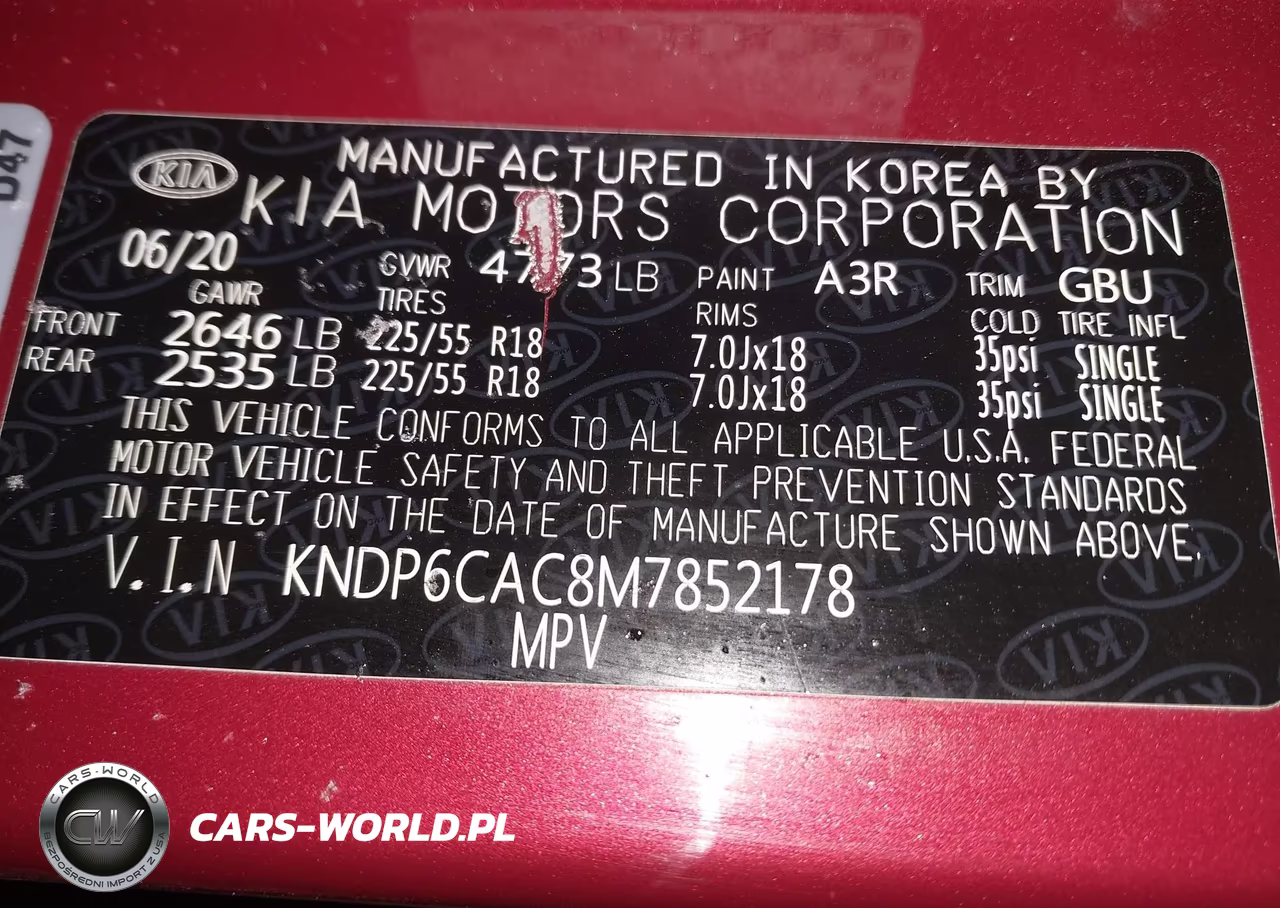 2021 Kia Sportage S VIN:KNDP6CAC8M7852178 - 9