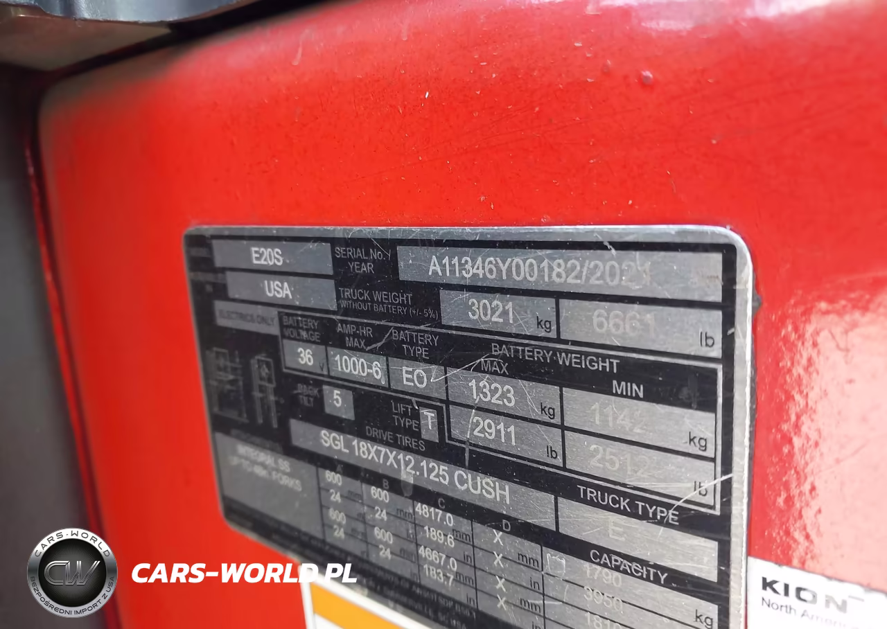 2021 Linde Baker E20S VIN:A11346Y00182 - 9