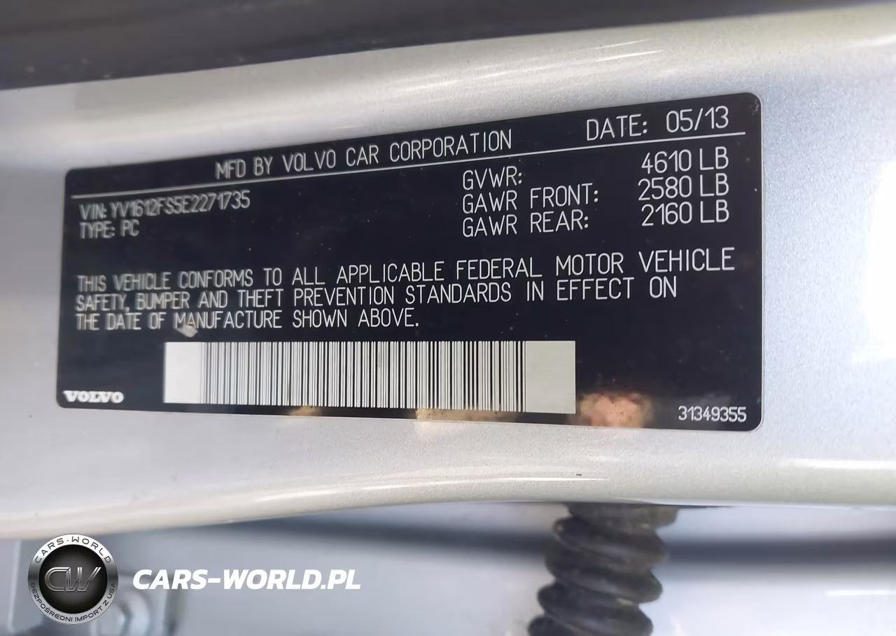 2014 Volvo S60 T5 VIN:YV1612FS5E2271735 - 9