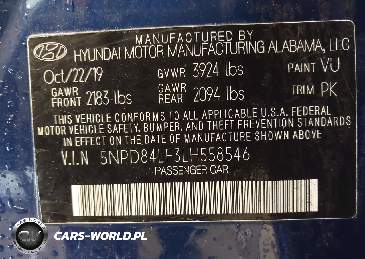 2020 Hyundai Elantra Sel VIN:5NPD84LF3LH558546 - 9
