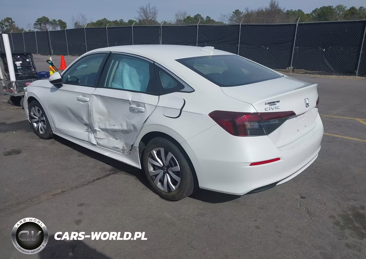 2025 Honda Civic Lx VIN:2HGFE2F2XSH501459 - 3