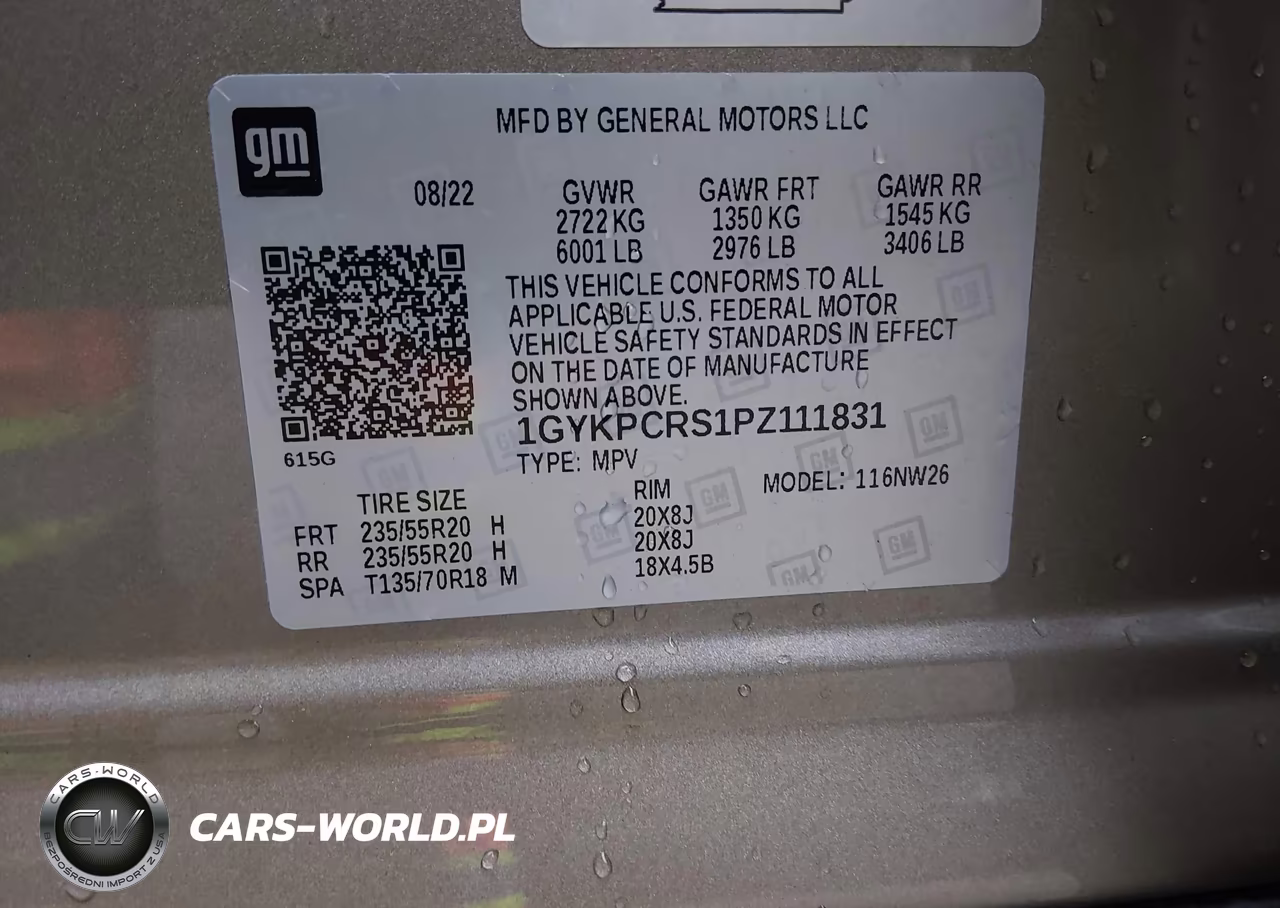 2023 Cadillac Xt6 Fwd Premium Luxury VIN:1GYKPCRS1PZ111831 - 9