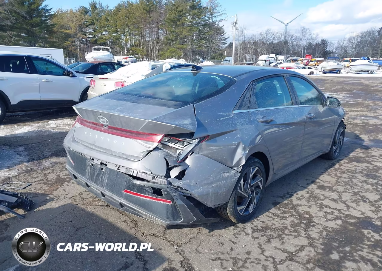 2025 Hyundai Elantra Sel Convenience VIN:KMHLS4DG8SU022065 - 4