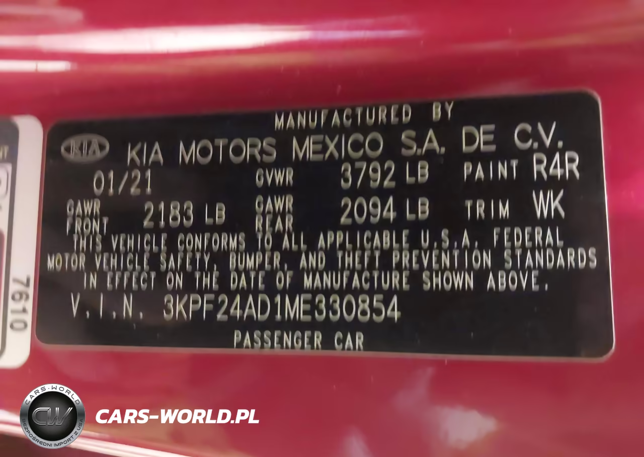 2021 Kia Forte Lxs VIN:3KPF24AD1ME330854 - 9