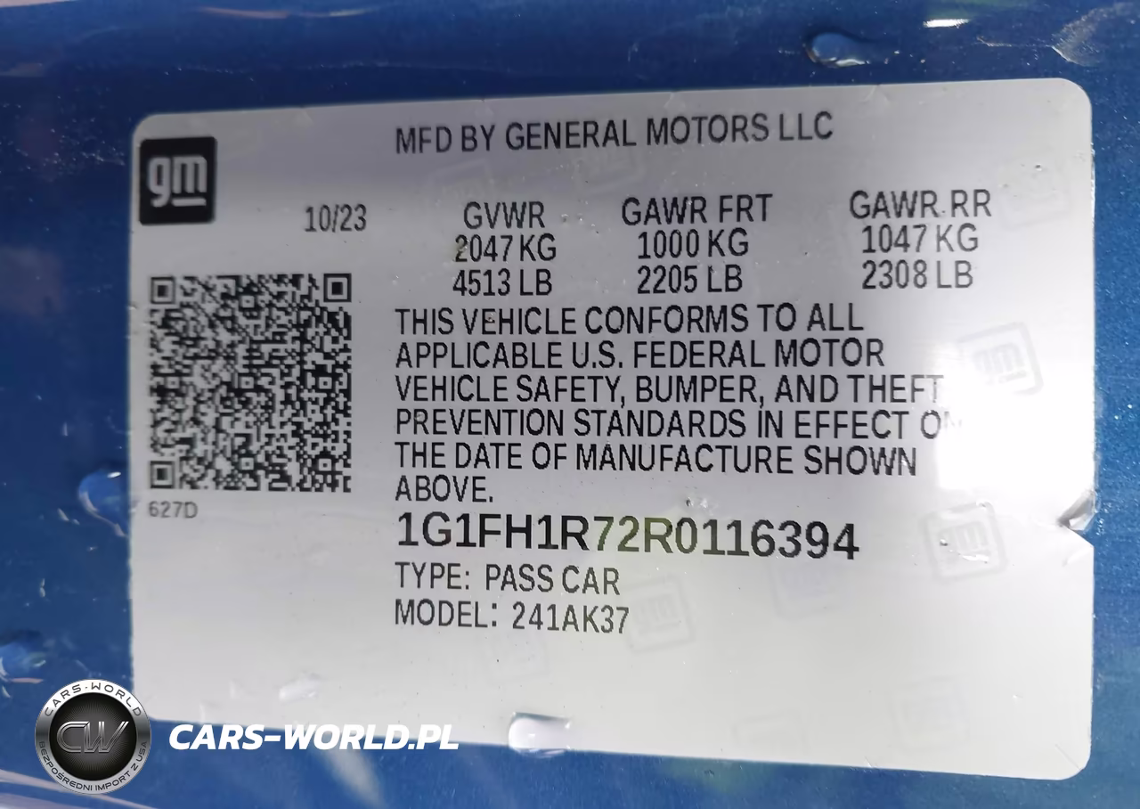 2024 Chevrolet Camaro Rwd 2Ss VIN:1G1FH1R72R0116394 - 9