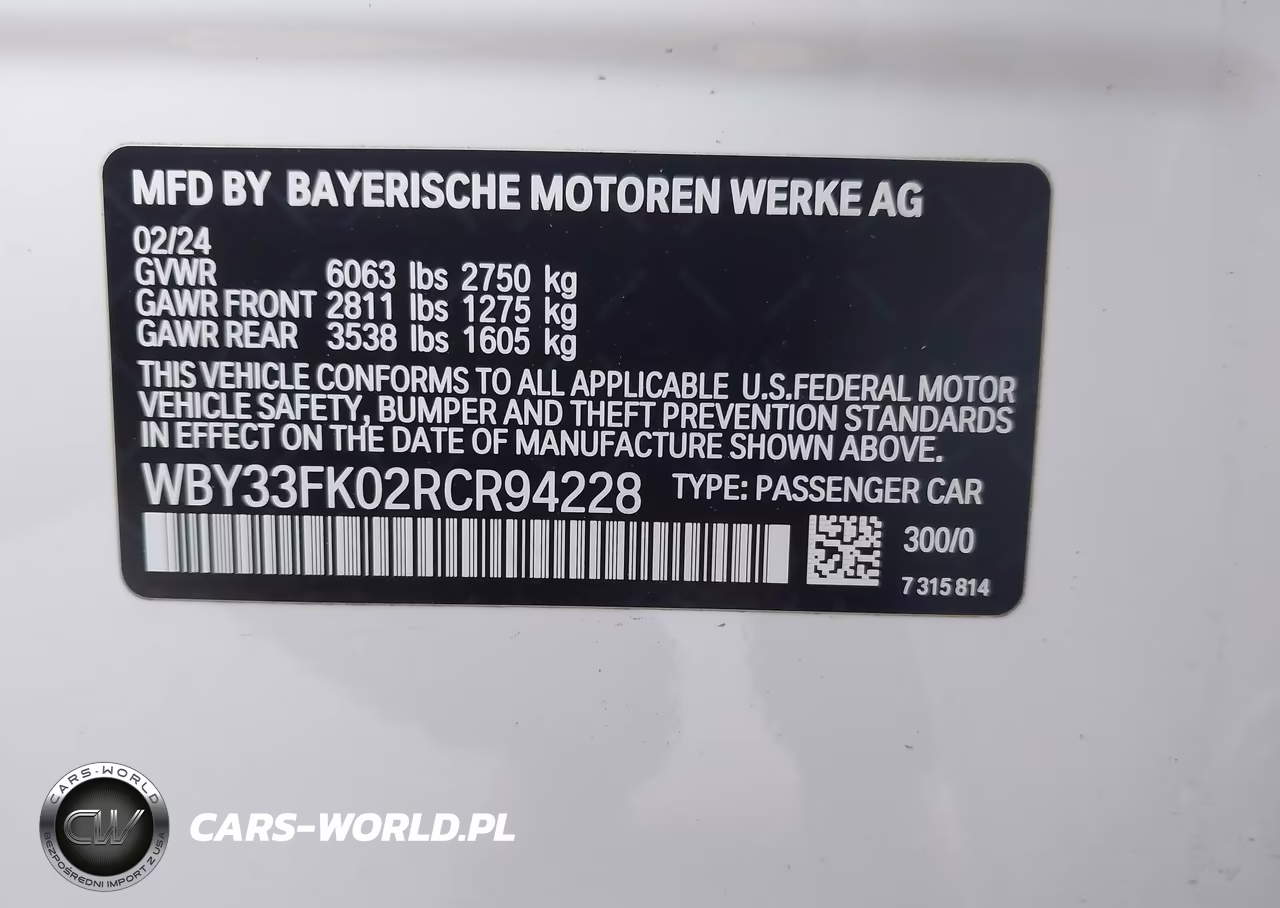 2024 BMW I5 Edrive40 VIN:WBY33FK02RCR94228 - 9