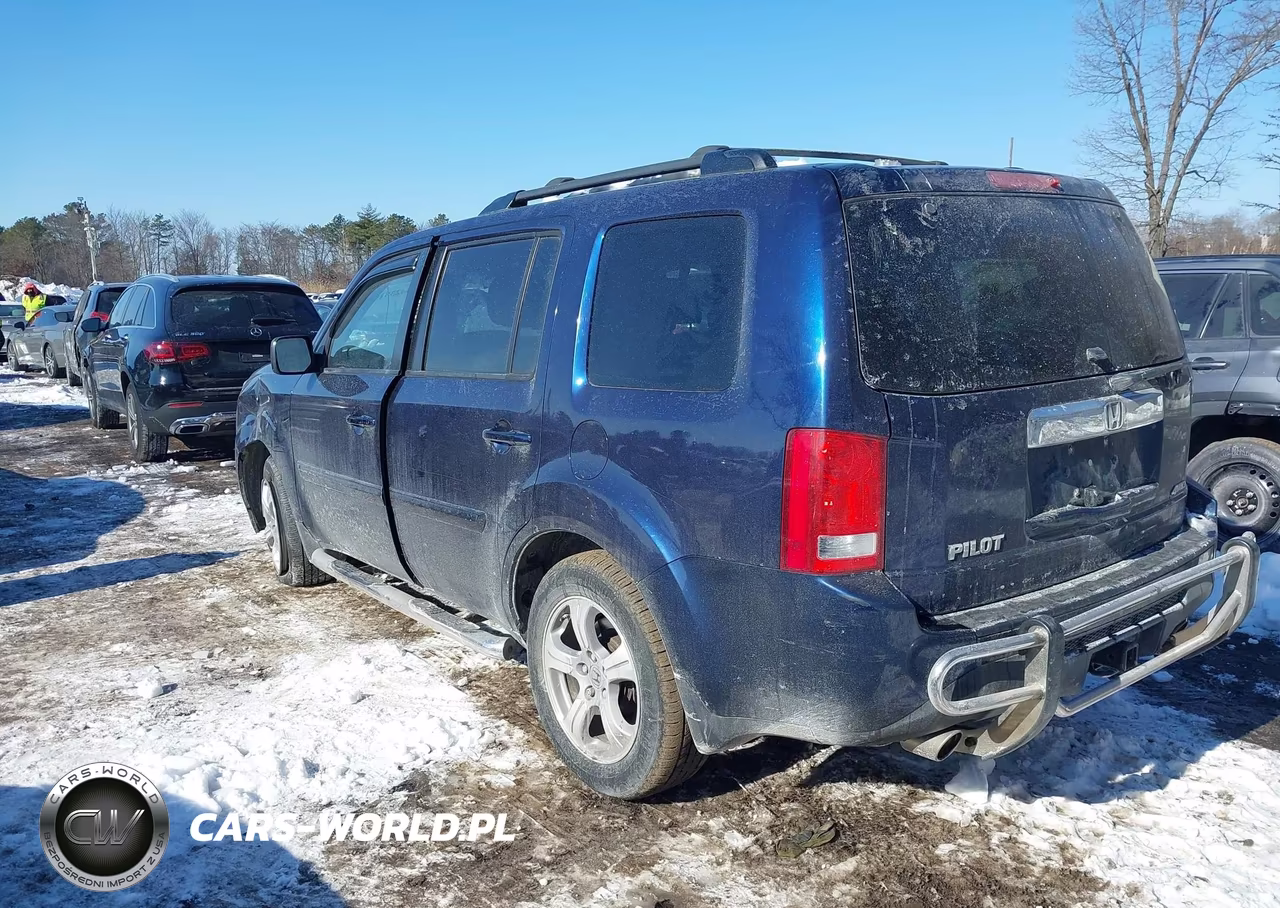 2014 Honda Pilot Ex-L VIN:5FNYF4H75EB038651 - 3