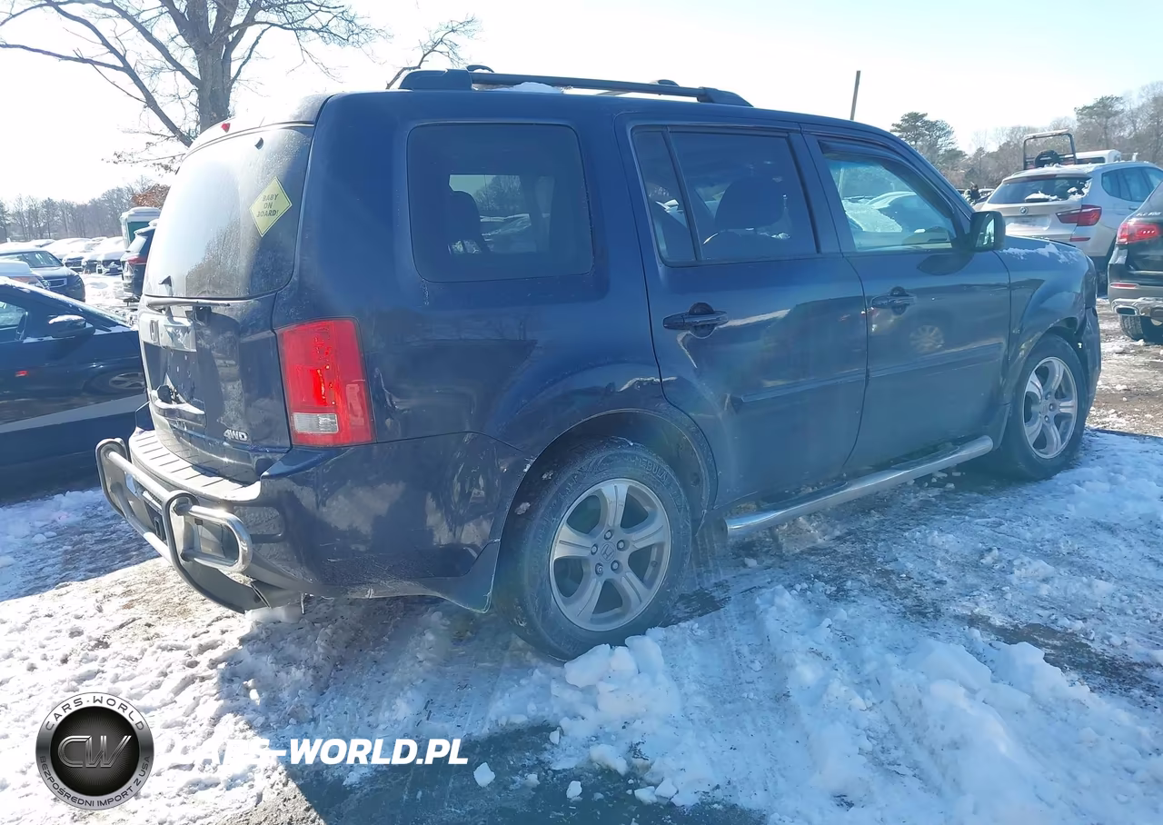2014 Honda Pilot Ex-L VIN:5FNYF4H75EB038651 - 4