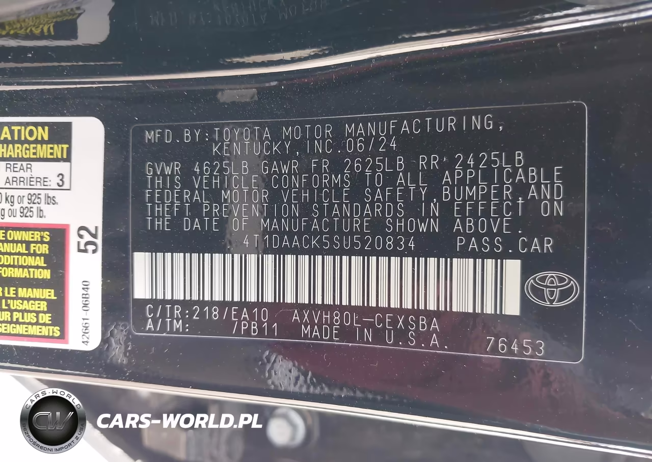 2025 Toyota Camry Se VIN:4T1DAACK5SU520834 - 9
