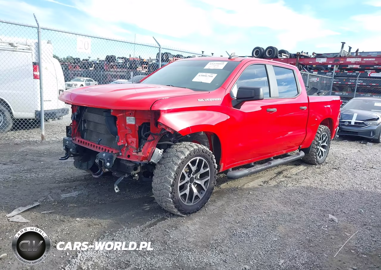 2020 Chevrolet Silverado 1500 4Wd Short Bed Wt VIN:1GCUYAEF7LZ271196 - 2