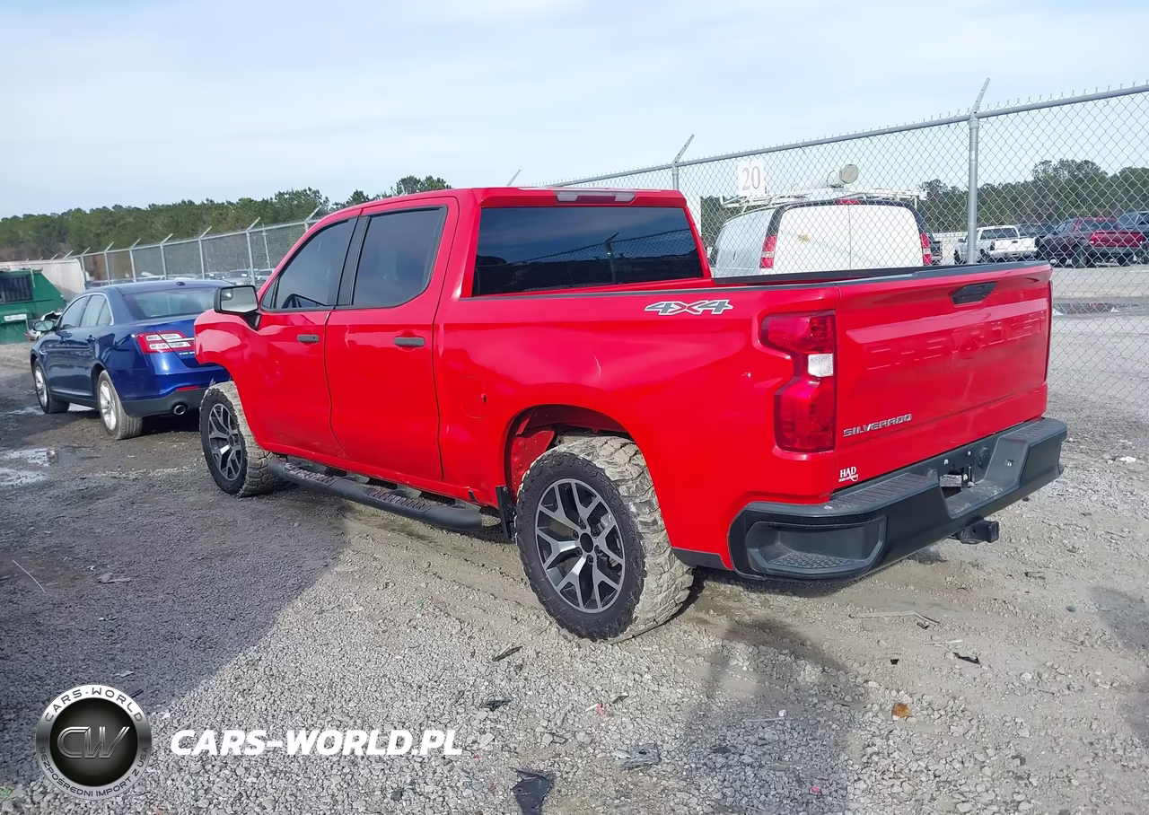 2020 Chevrolet Silverado 1500 4Wd Short Bed Wt VIN:1GCUYAEF7LZ271196 - 3