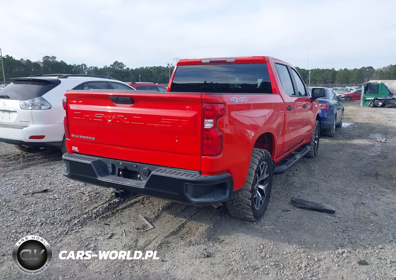 2020 Chevrolet Silverado 1500 4Wd Short Bed Wt VIN:1GCUYAEF7LZ271196 - 4
