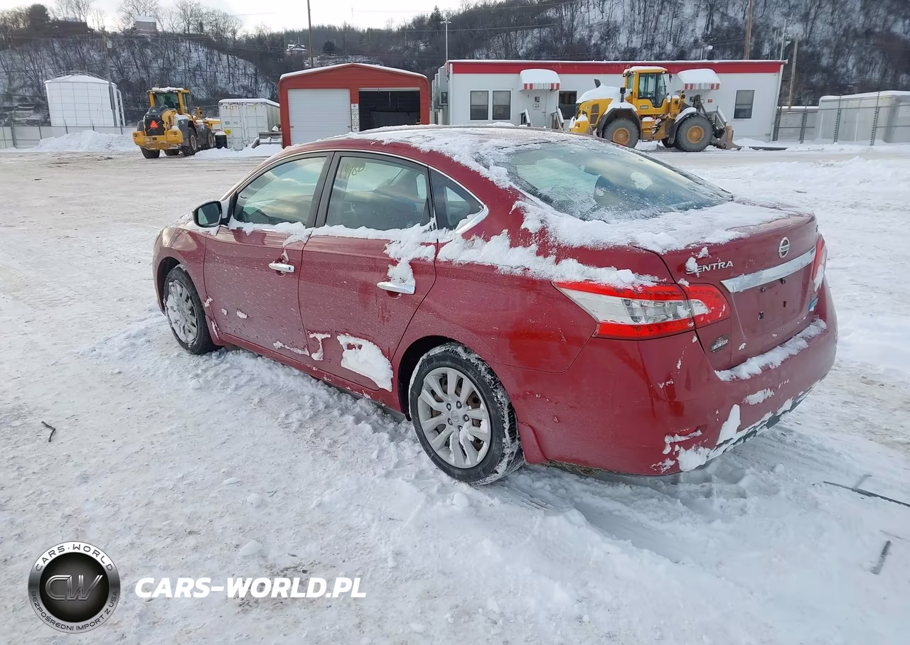 2014 Nissan Sentra Sv VIN:3N1AB7AP6EL608086 - 3