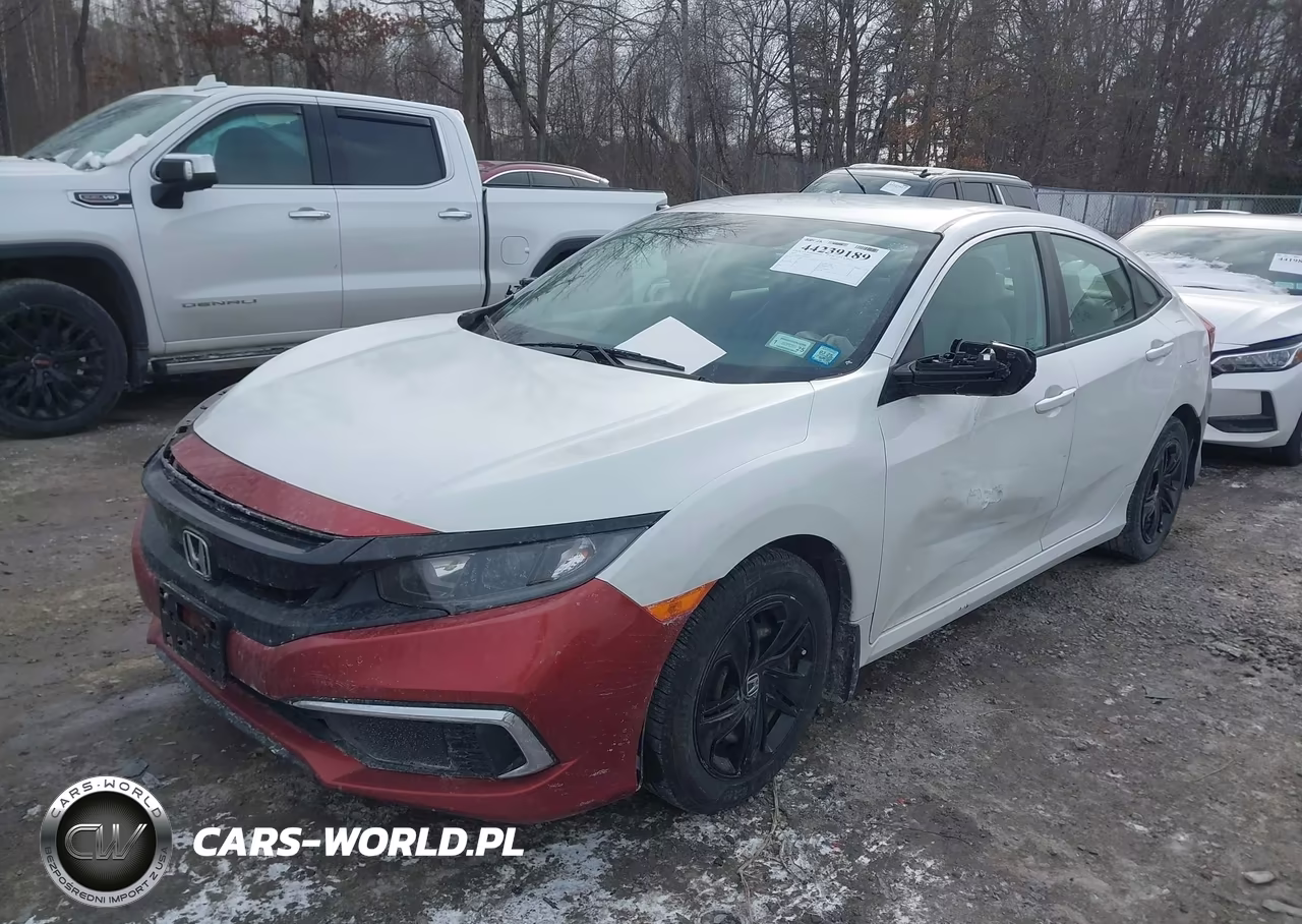 2019 Honda Civic Lx VIN:2HGFC2F66KH582372 - 2