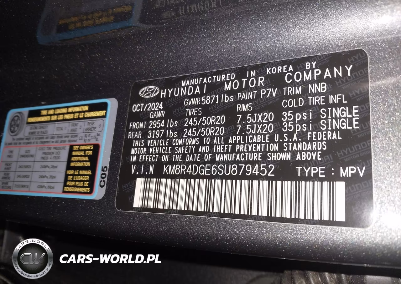 2025 Hyundai Palisade Sel Premium VIN:KM8R4DGE6SU879452 - 9
